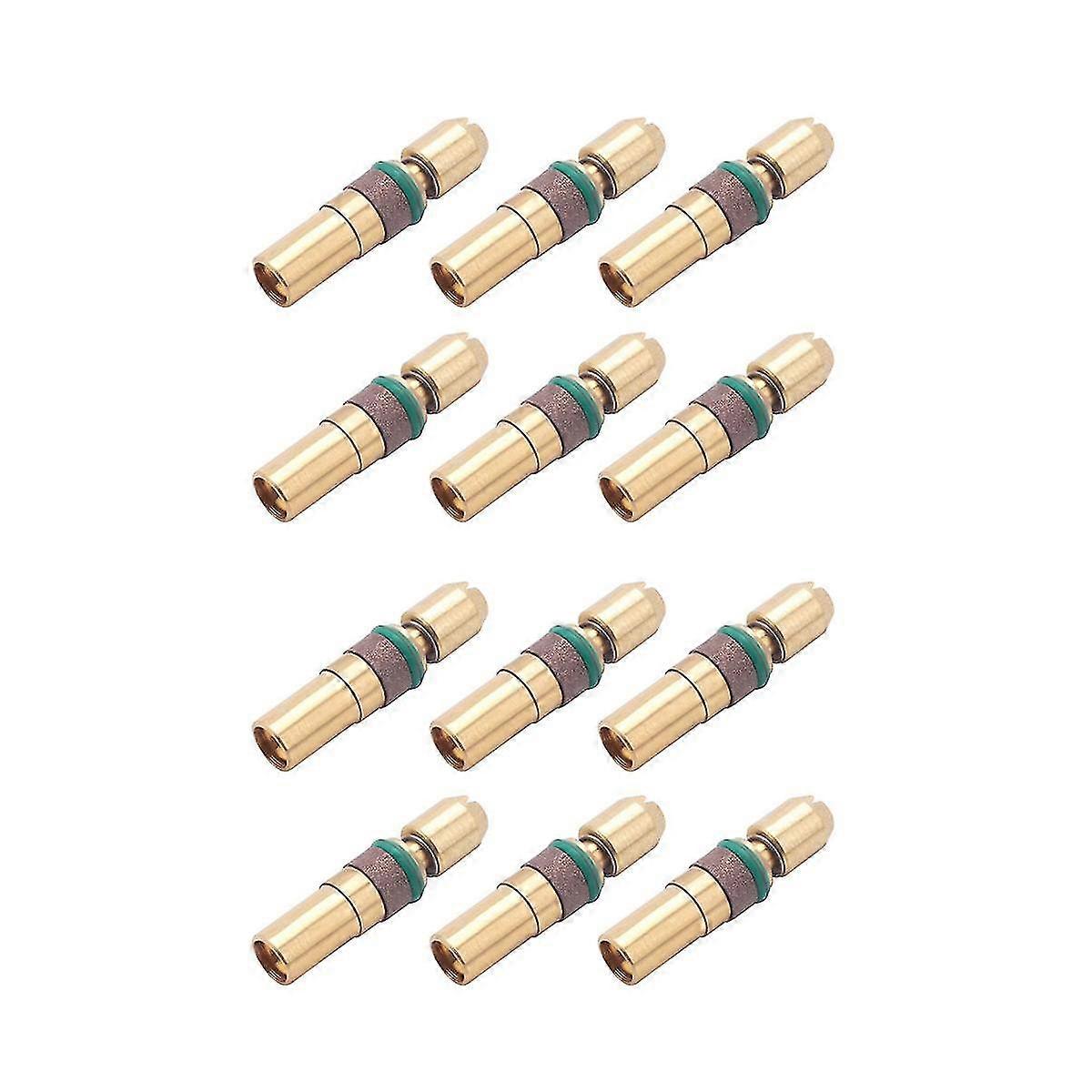 12 Dreistufige Hochdruck-kolbenköpfe Aus Kupfer, Kompatibel Mit 6-mm- Und 30-mpa-hochdruckpumpenkolben.