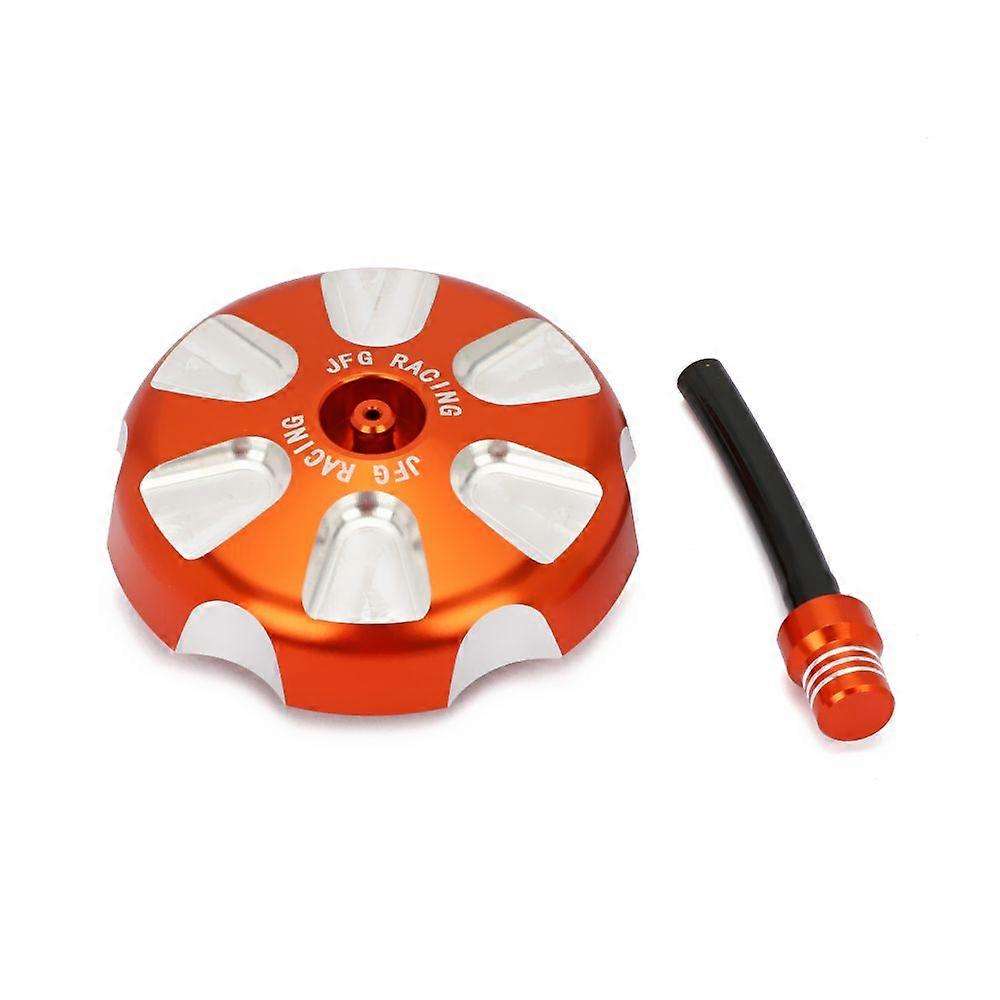 Cnc-gefräster Orangefarbener Tankdeckel Für Ktm Sx Sxf 85 125 150 250 350 450 Tc85 Tc125 Tc250 Fc 250-450 Motorräder