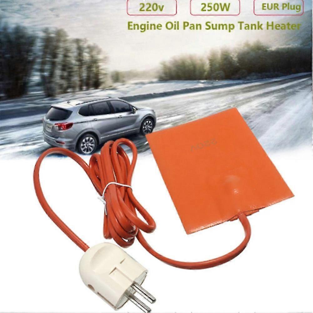 Heizmatte Für Die Motorölwanne, Europäischer Stecker, 220 V, 250 W, Aus Silikon.
