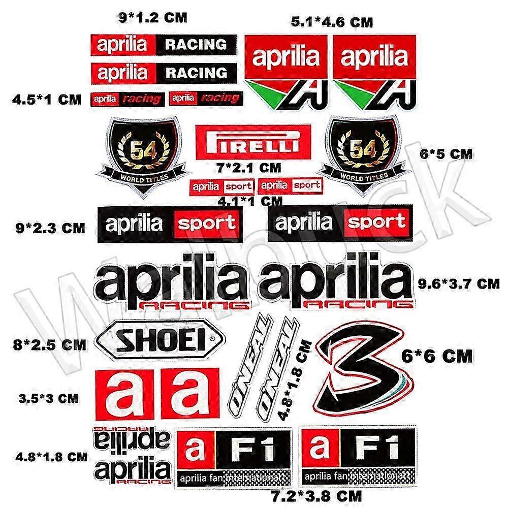Reflektierende Tankaufkleber, Zubehör Und Modifizierte Aufkleber Für Aprilia Rsv4, Shiver Rs660, 1000r, Rx Und Sr50