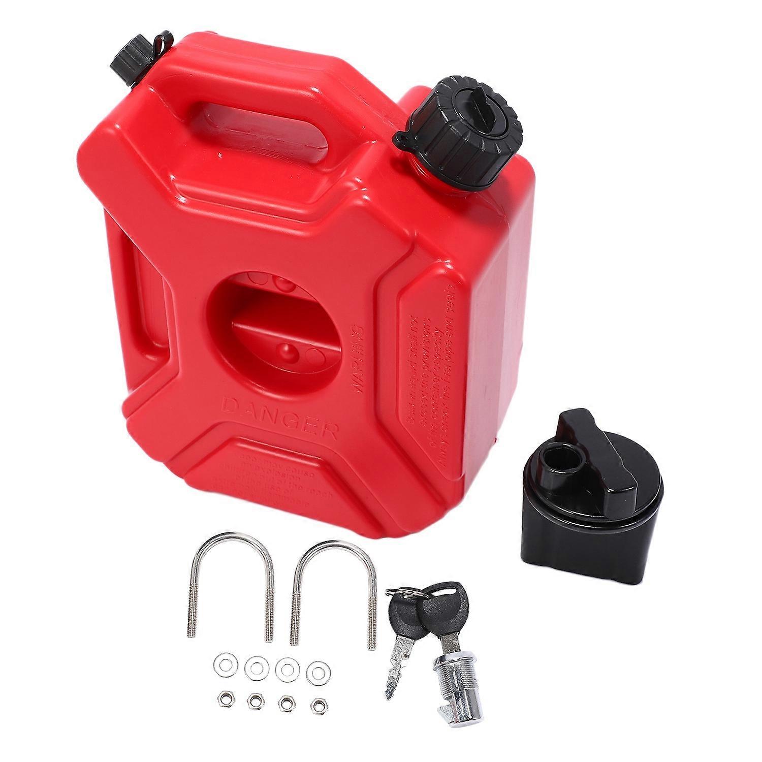 3-liter-notkraftstofftank (rot) Für Motorrad, Auto, Quad, Ssv, Atv