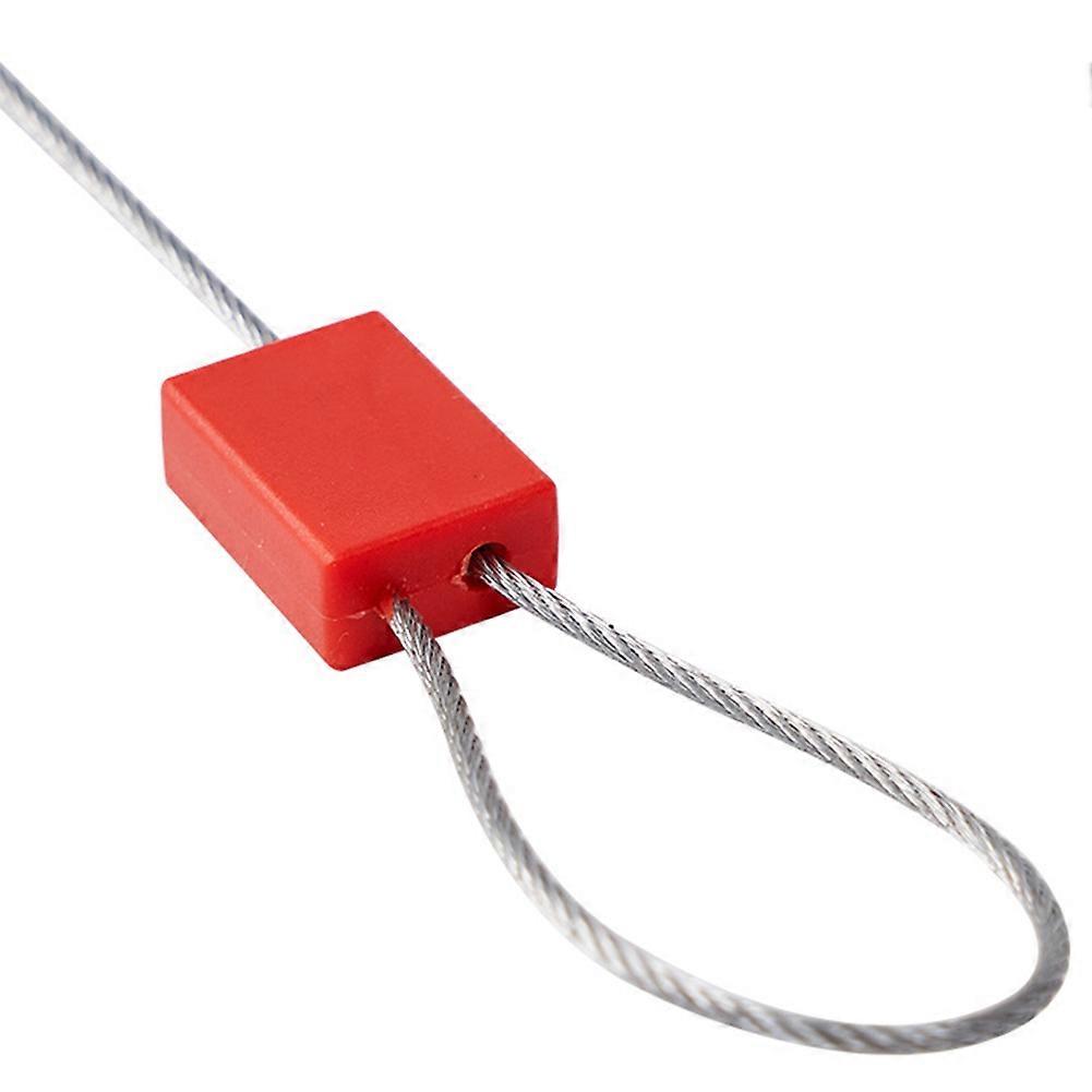 20 Metallverschlüsse Mit 30 Cm Quadratischem Flachkopf Für Behälter, Selbstsichernd Und Zum Einmalgebrauch, Aus Stahl