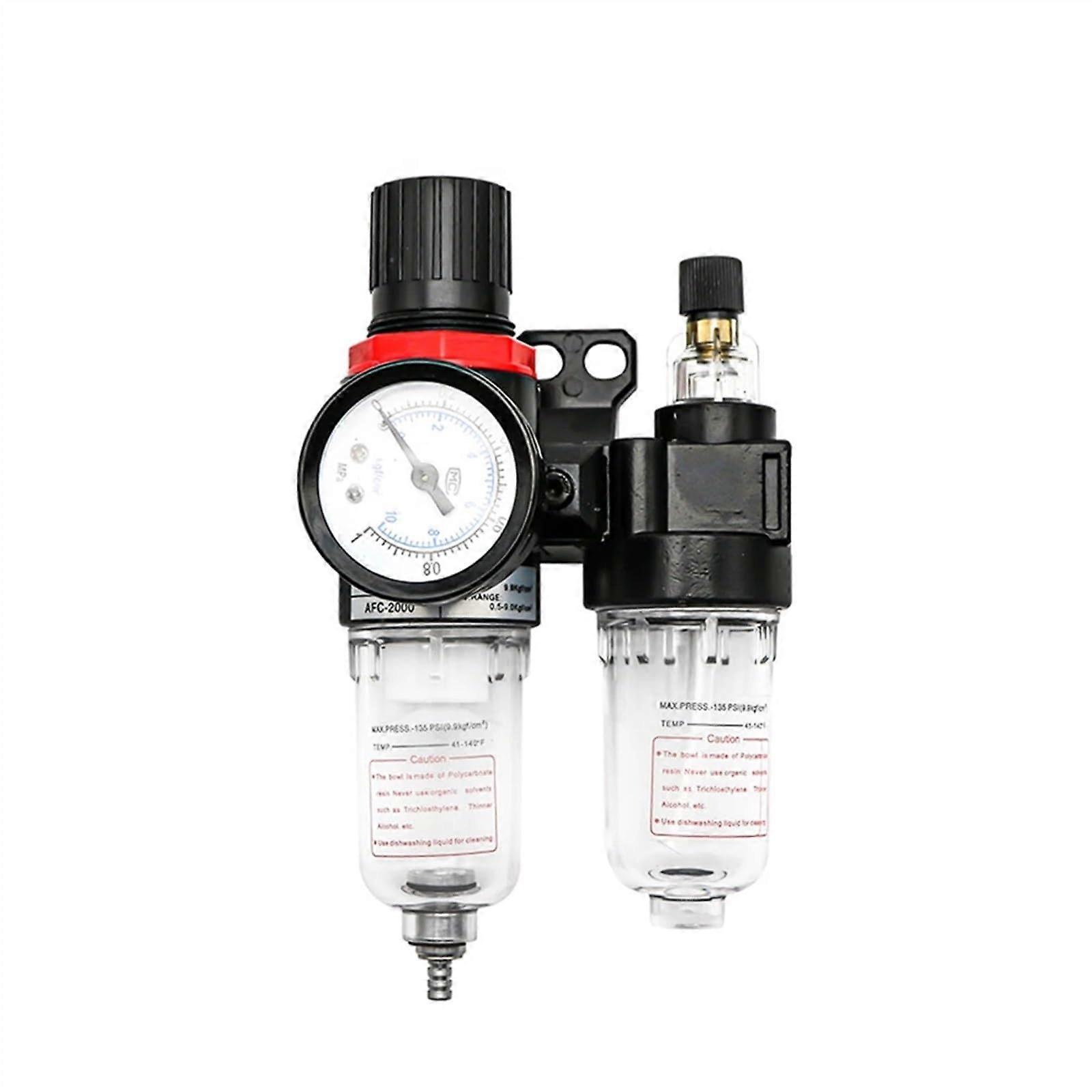 Afc2000 Öl-/wasserabscheider-luftfilter Für Druckregler, 1/4"-npt-gewinde, Robuste Ausführung