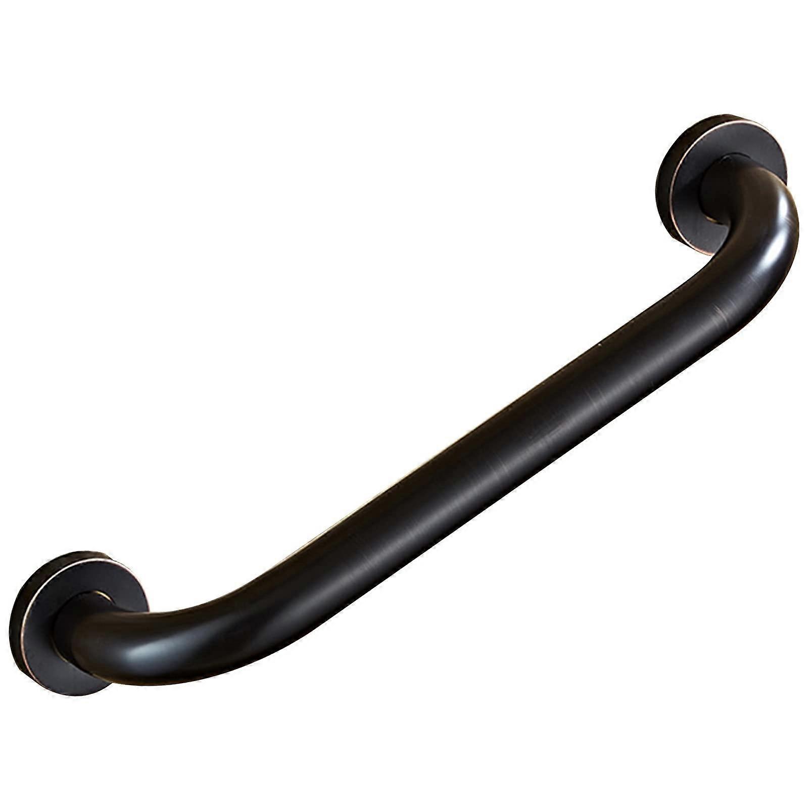 Schwarzer 50 Cm Langer Haltegriff Für Badezimmer, Tragfähigkeit 200 Kg, Rutschfest, Für Seniorengerechte Toiletten.