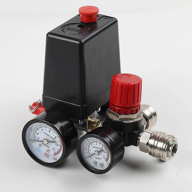Druckschalter Für Luftkompressoren Mit Regler Und Manometer – Einstellbares Regelventil