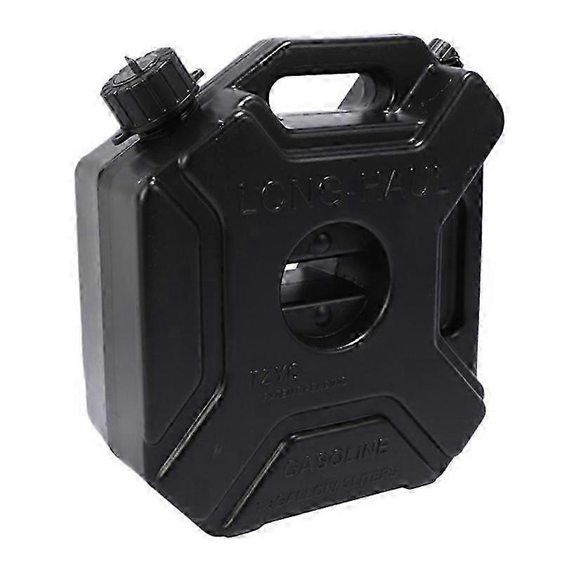 Schwarzer 5-liter-ersatzkraftstofftank Für Auto Und Motorrad, Kunststoffkanister, 1 Stück