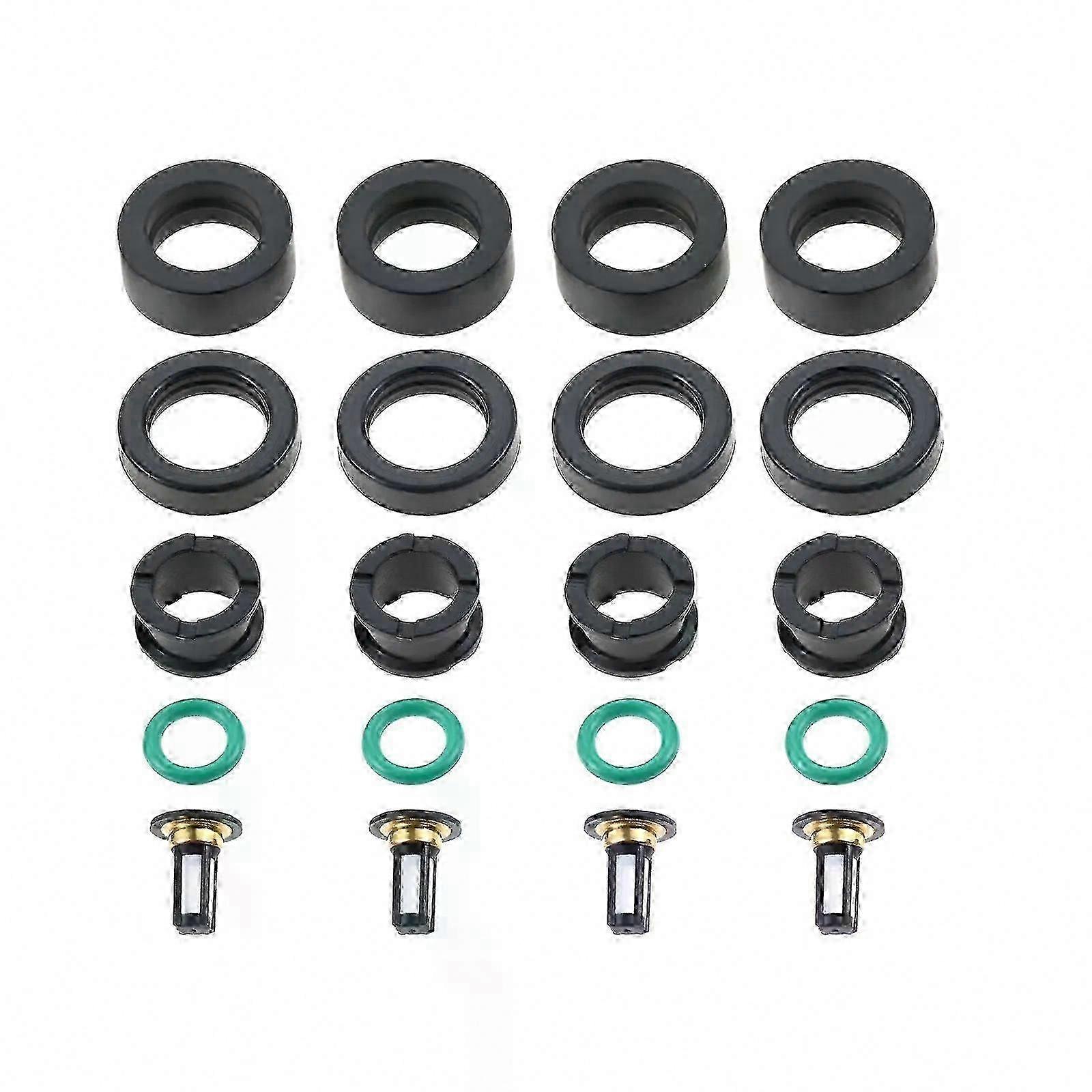 4-teiliger Einspritzdüsendichtungssatz, Kompatibel Mit Accord 1985-2002, Civic 1985-2000, Del Sol, Crx, Cr-v Und Prelude (reparatur- Und Austauschsatz).