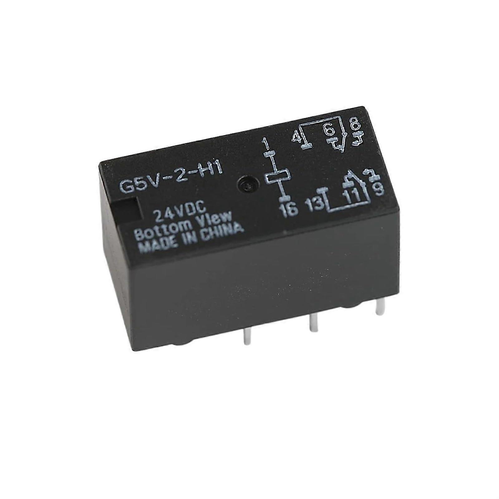 Packung Mit 50 Dpdt 12v G5v2 Signalrelais Für Zuverlässige Zweikreissteuerung Und Kompakte Leiterplattenmontage