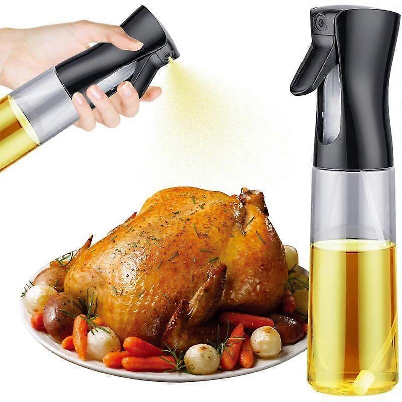 Hochwertiger 300-ml-speiseölspray, Sprühflasche Für Heißluftfritteusen, Zubehör Für Heißluftfritteusen, Schwarz