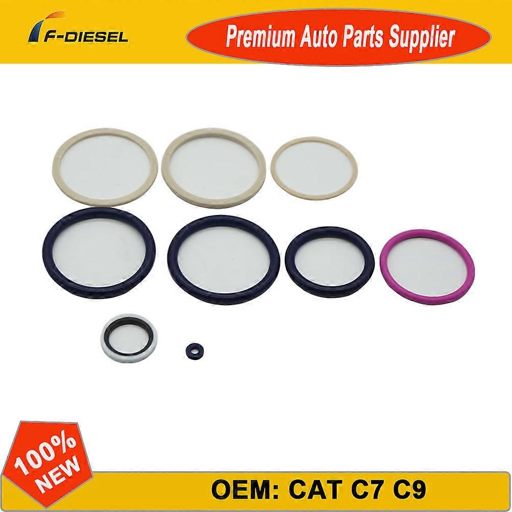 Satz Mit 9 Neuen O-ringen Für F-diesel Common-rail-diesel-einspritzdüsen (oem-referenz 402671) Für Cat C7 Und C9
