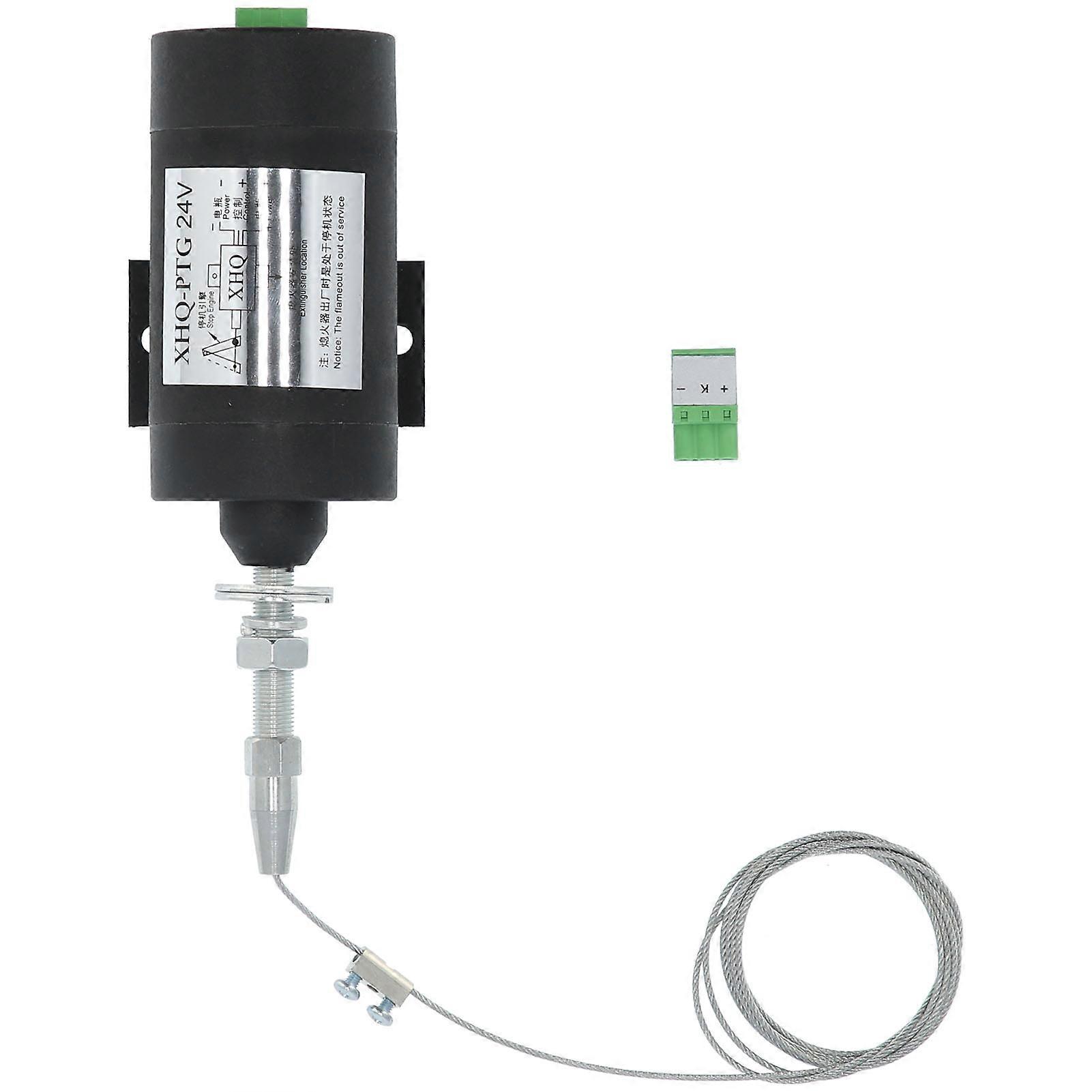 Qukaim 24v Industrielles Automatisches Kraftstoffabsperrventil, Elektrisches Steuerventil Für Dieselgeneratoren, Flammenunterdrückungsventil.