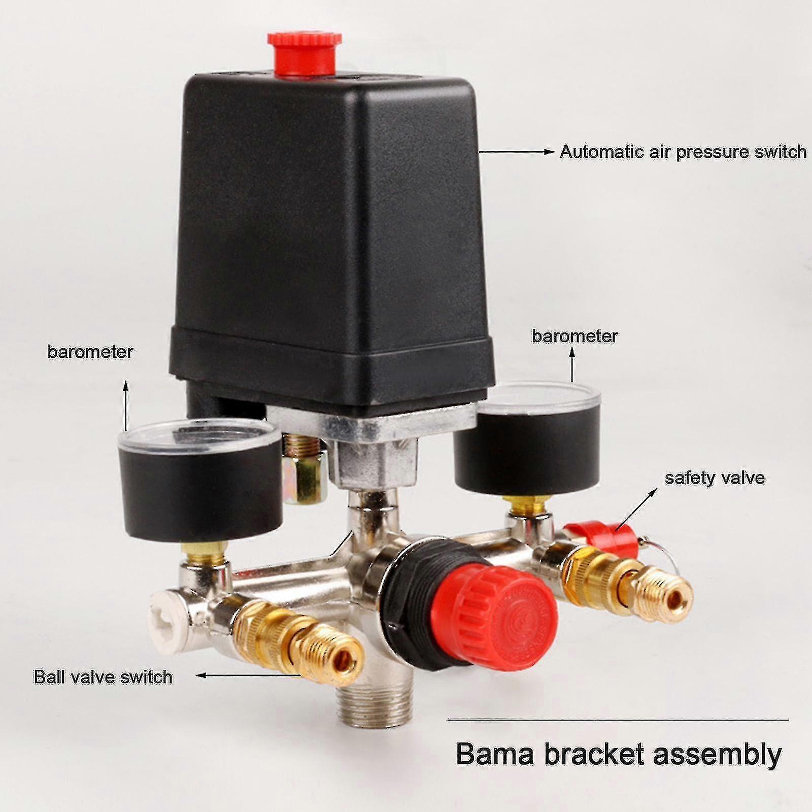 Druckschalter Für Luftkompressorventil, Druckregler 90-120 Psi - Scntcv Gaoly-q