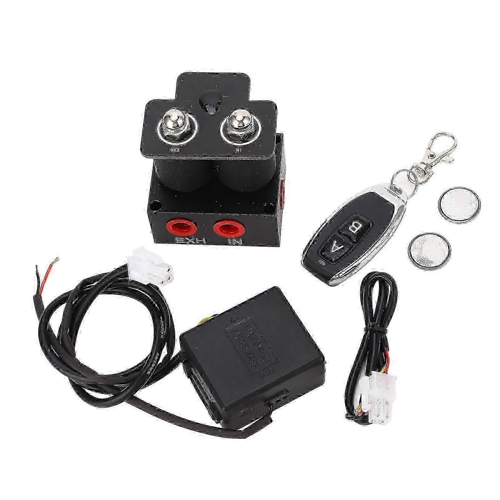 1/4 Npt 12v Magnetventil Für Luftfederungsverteilung, 0-200 Psi Druck, Universal Für Autos Und Motorräder