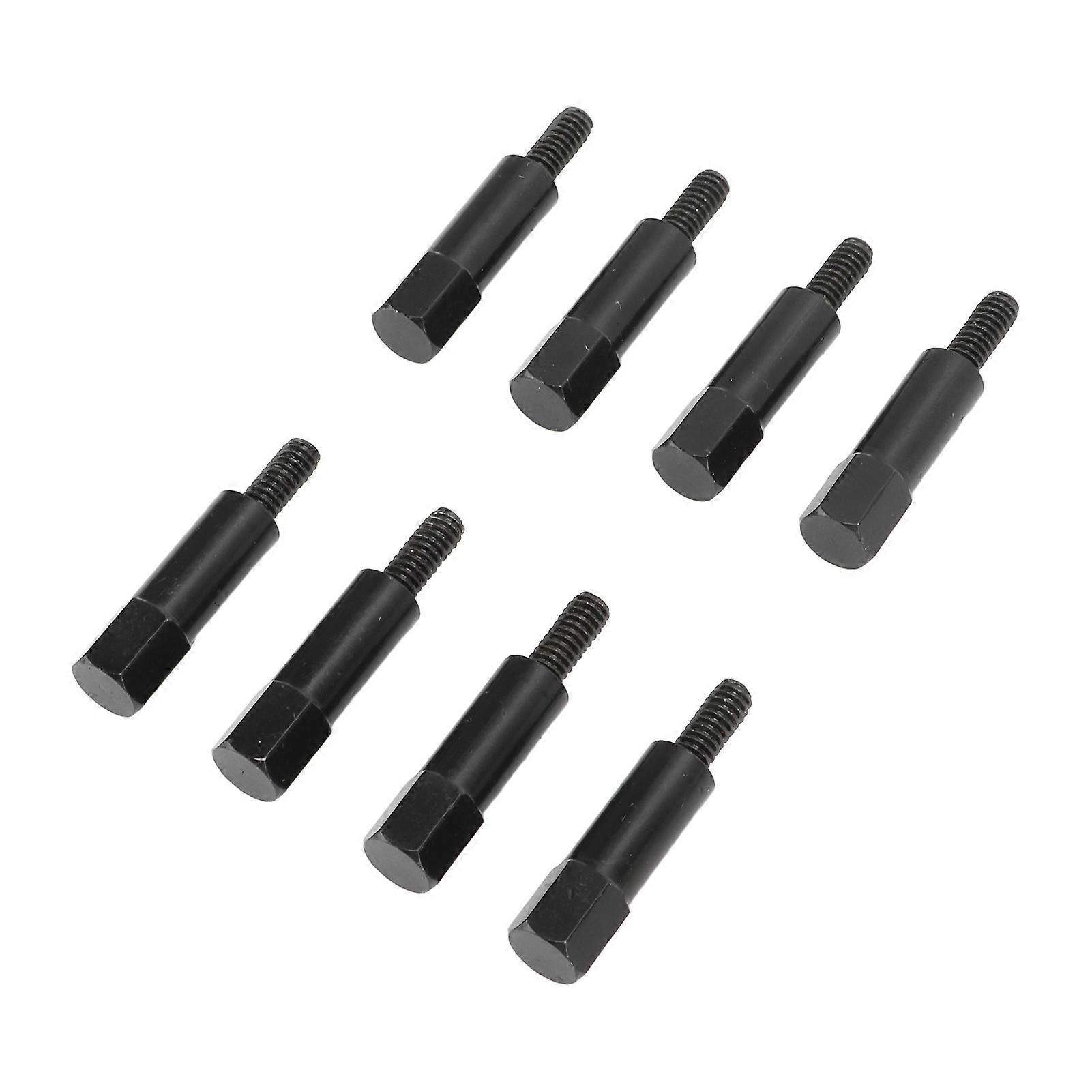 Satz Mit 8 Ventildeckelmuttern Und -schrauben, Schwarz Pulverbeschichtet, Ersatz Für Sbc Small Block 283, 305, 327, 350, 383 Und 400 Motoren