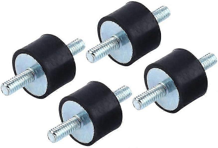 Health Gear M10 Antivibrations-gummilager, 4 Stück M10 40 X 30, Schwingungsdämpfer Für Luftkompressoren Und Dieselmotoren