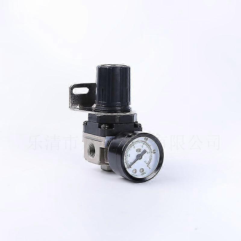 Einstellbarer Luftdruckregler Mit Manometer, 1/4"-ventil Aus Aluminiumlegierung, G1/4"-kompressor-kompatible Halterung