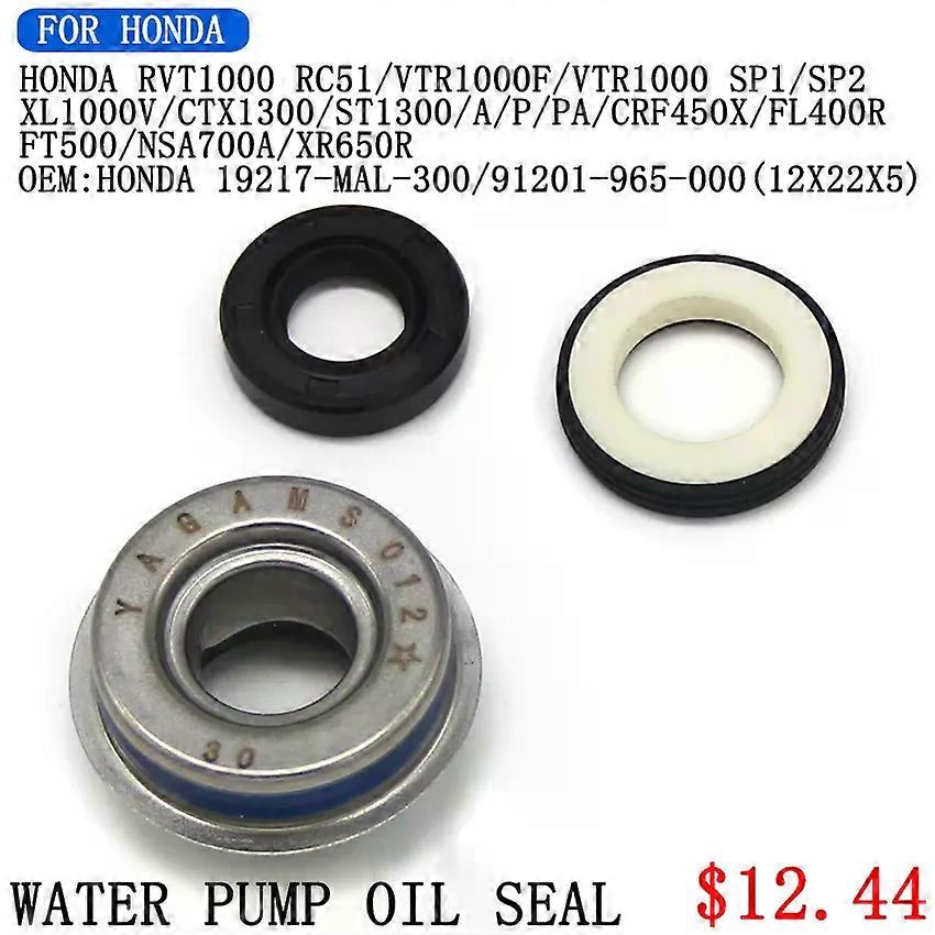 Wasserpumpendichtungen Für Honda 19217-mal-300 91201-965-000 Nsa700a Rvt1000 Vtr1000f Superhawk Vtr1000 Xl1000v Ctx1300 Crf450x Ft500