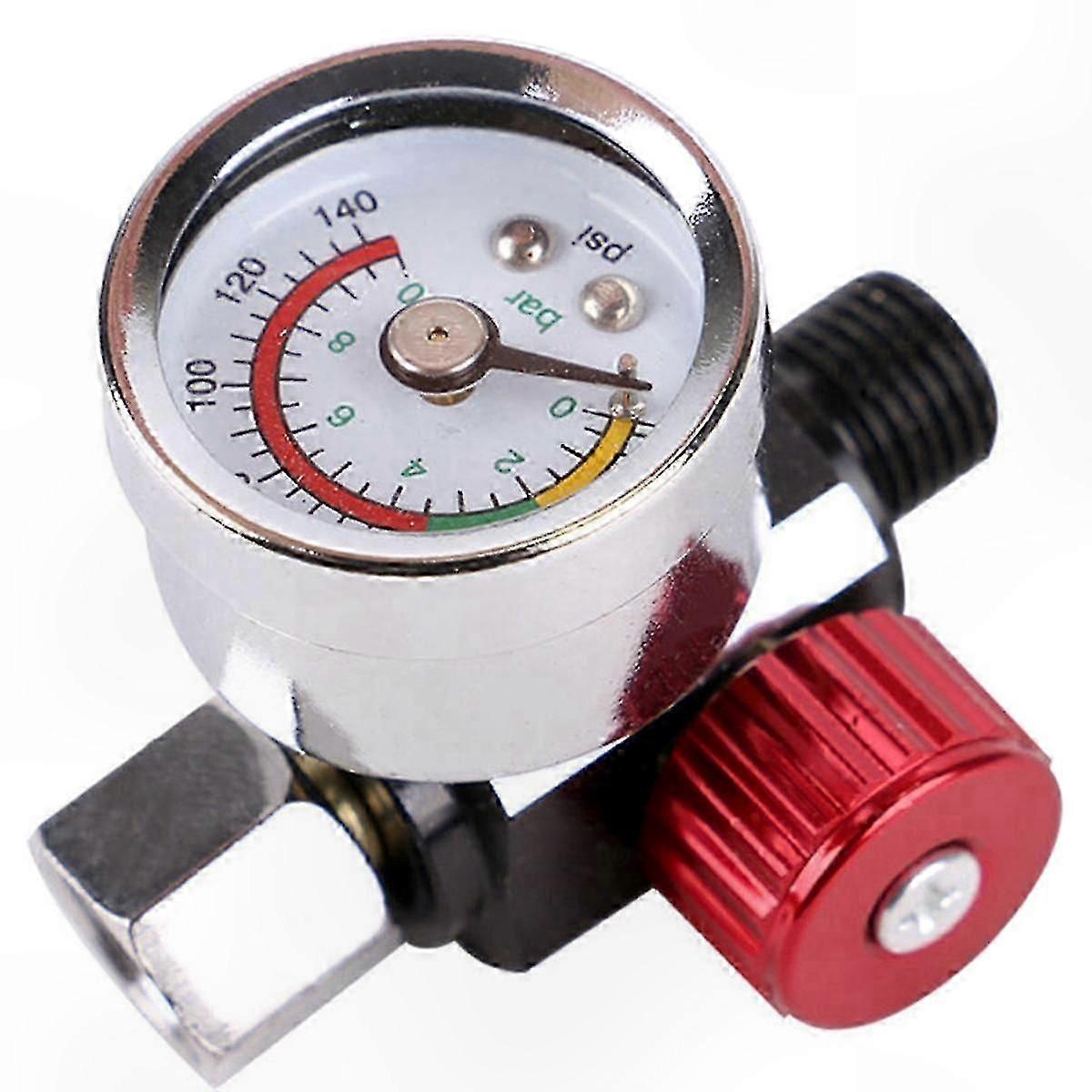 Hochleistungs-luftdruckregler Mit Instrument, Luftdurchflussregelventil 0-140 Psi, Geeignet Für Druckluftwerkzeuge