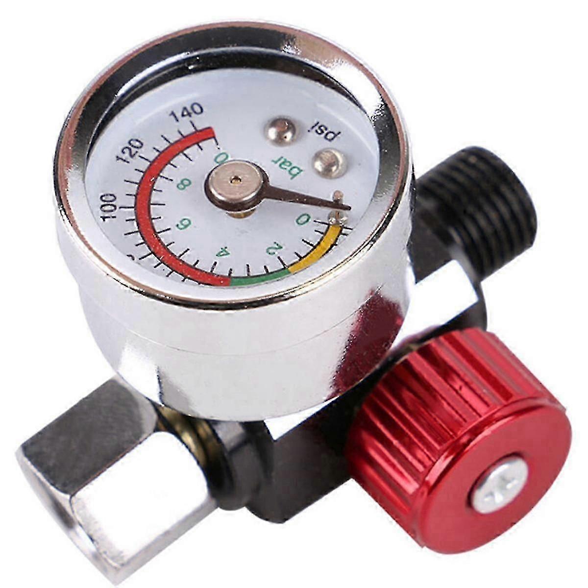 Hochleistungs-luftdruckregler (0-140 Psi) Mit Luftdurchsatzregelventil Für Druckluftwerkzeuge