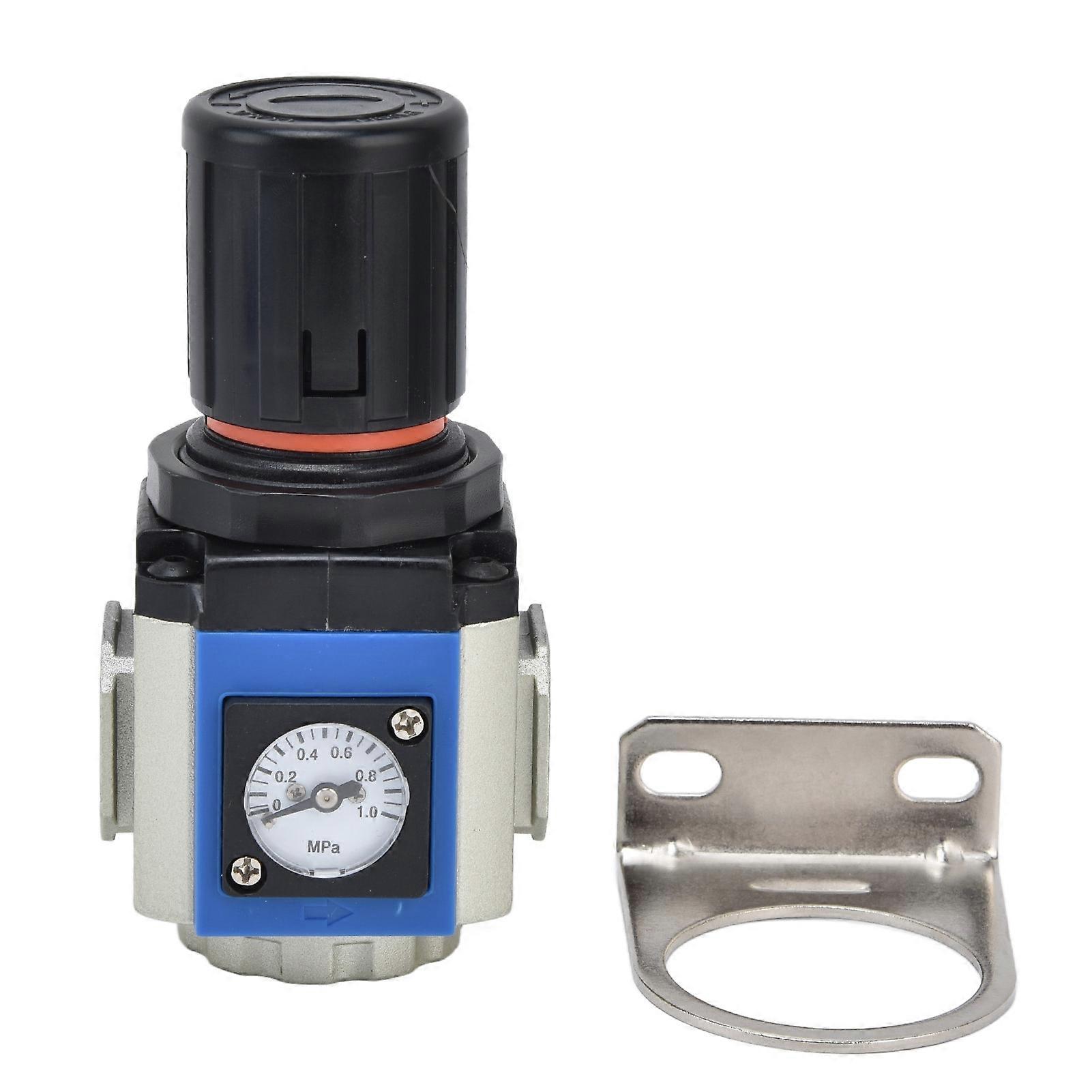 Abnehmbarer Druckregler Aus Aluminiumlegierung Für Luftkompressoren Mit Manometer (0,05-0,9 Mpa) (gr300-10)