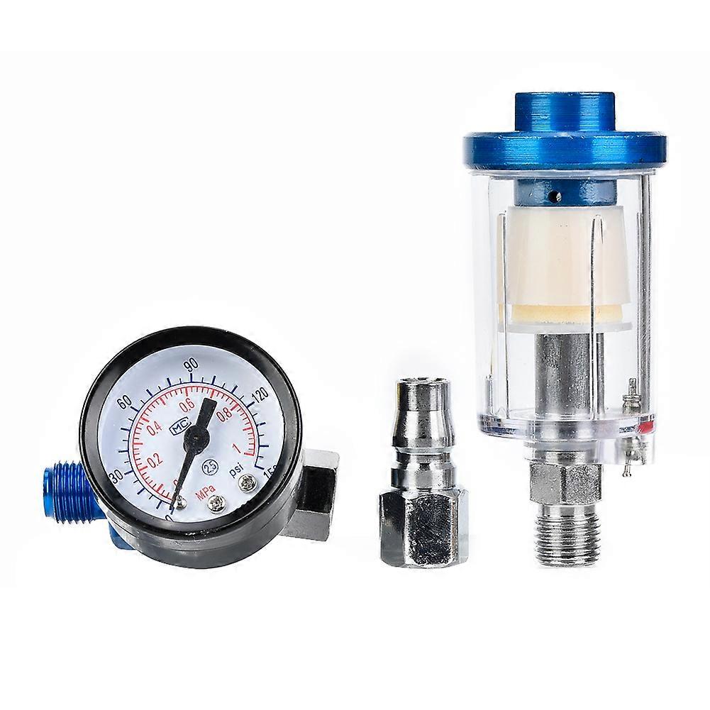 1/4"-lufteinlassdruckregler, Inline-wasser-/ölabscheiderfilter Für Farbpistole