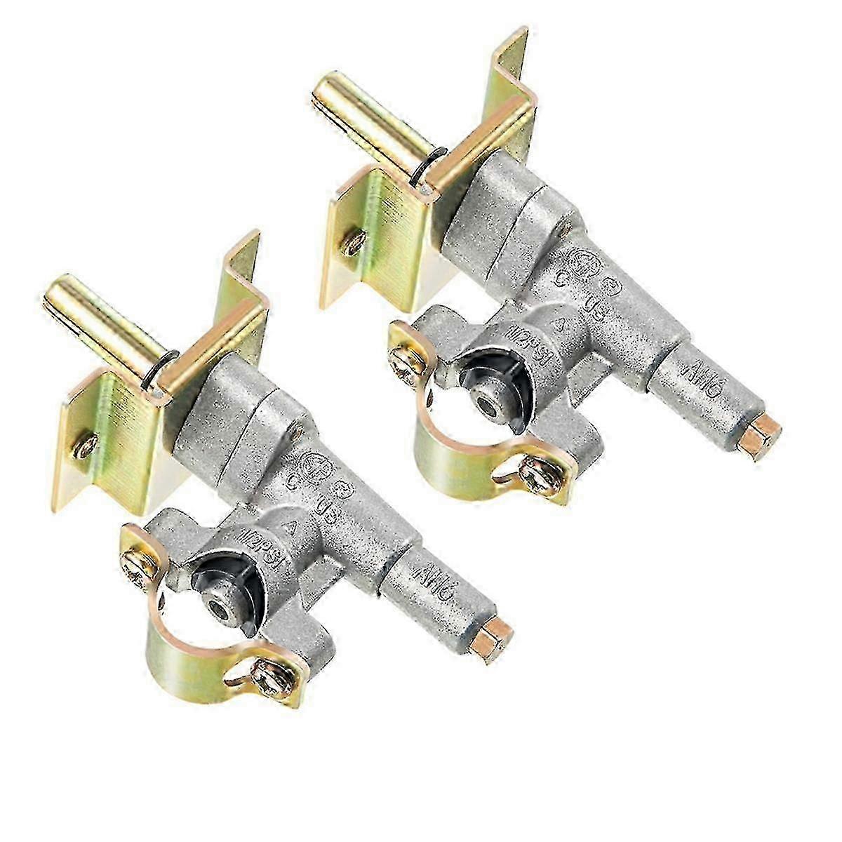 Set Mit 2 Brennerregelventilen, Kompatibel Mit Gaskochfeldern, Ersatzteile Für Gasventile