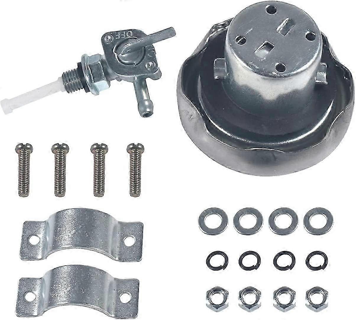 4-liter-tankdeckel-set, Kompatibel Mit Motorisierten Fahrrädern Mit 49 Cm³, 60 Cm³ Und 80 Cm³ Hubraum