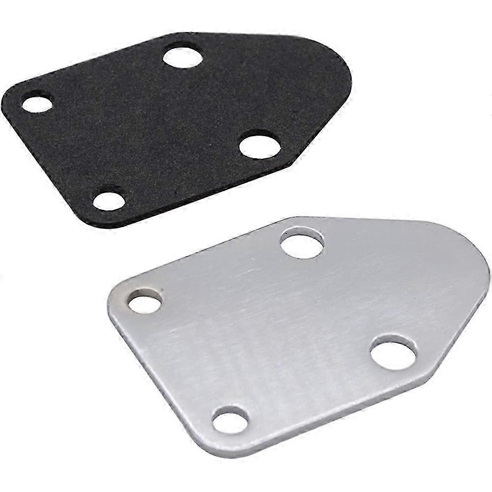 Verchromte Abdeckplatte Für Sbc-kraftstoffpumpe Mit Dichtung, Kompatibel Mit Chevy Sb 283, 327, 350, 383 Und 400 Motoren.