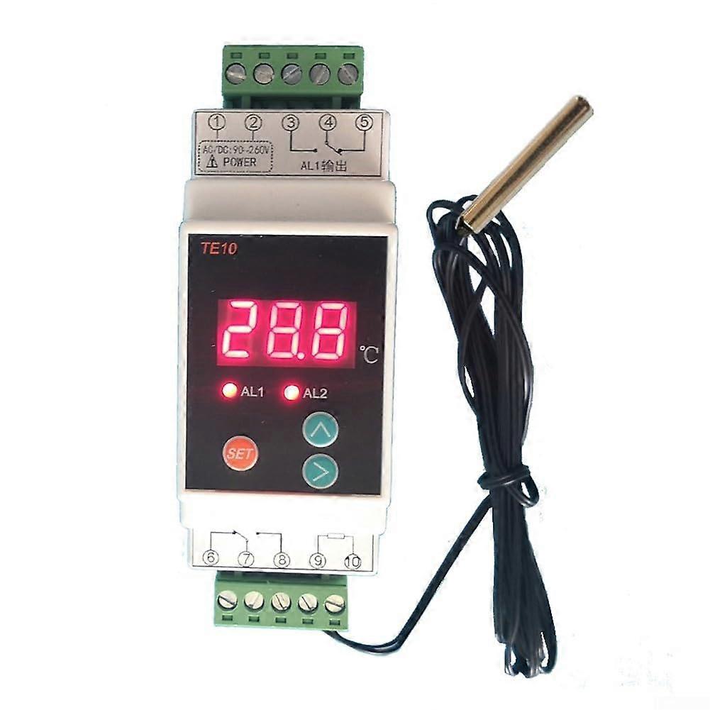 Ac90260v Dual-output-thermostat Für Din-schienenmontage, Alarmfunktionen, Präzise Überwachung