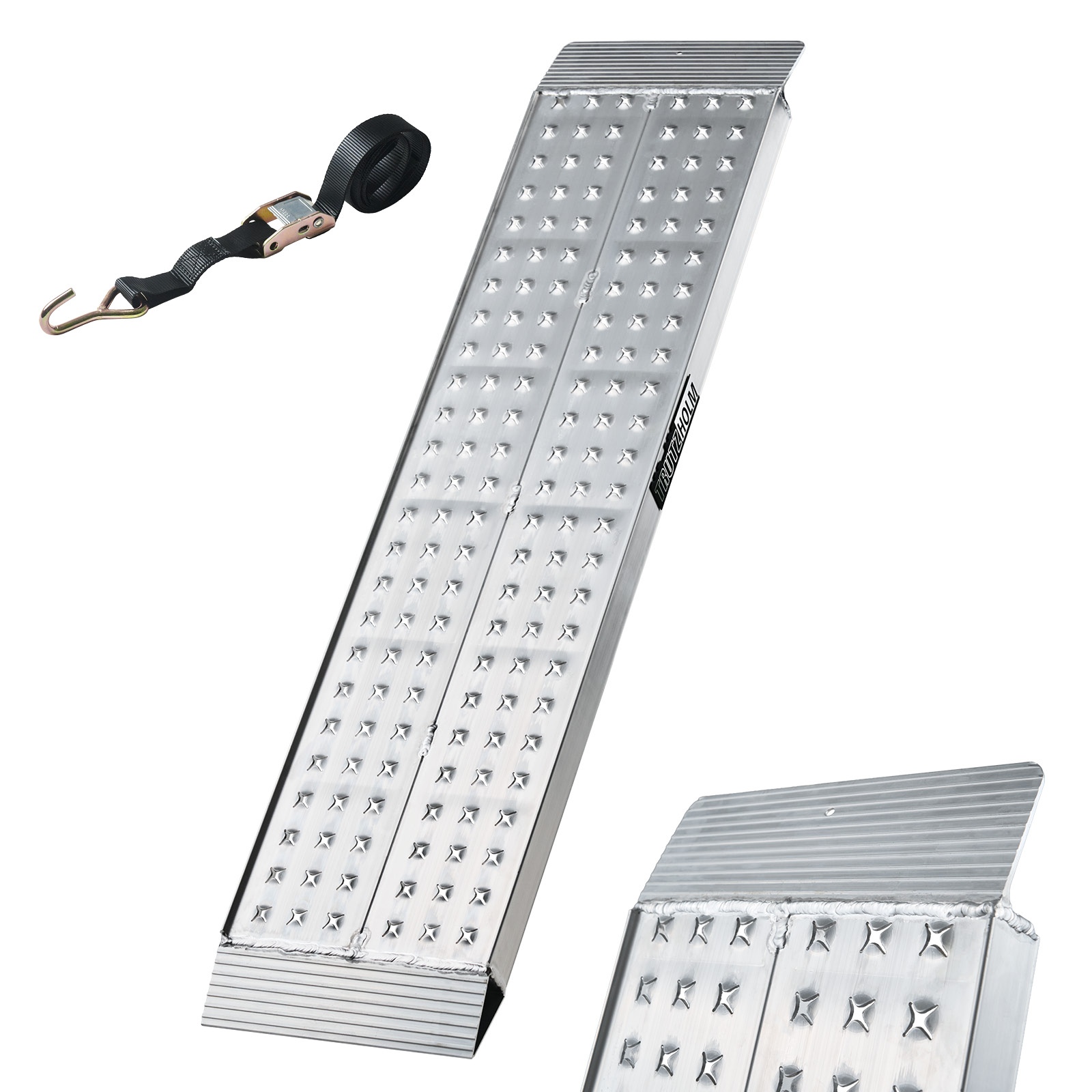 Trutzholm 1x Auffahrrampe Alu Starr Länge 120 Cm Traglast 272 Kg Verladerampe Motorradrampe