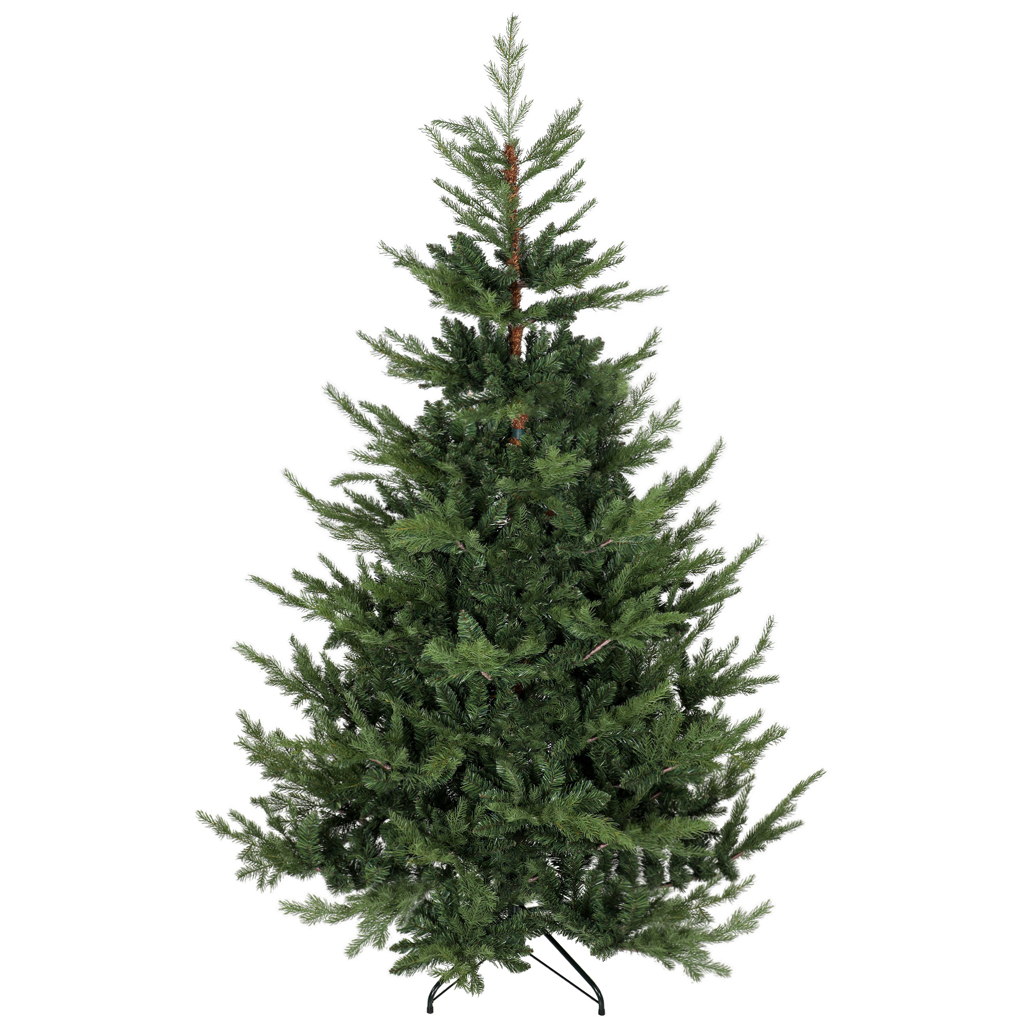 Weihnachtsbaum, Kunsttanne, Realistisches Aussehen, Schneller Aufbau, Kunststoff, Grün, 140 X 140 X 210cm