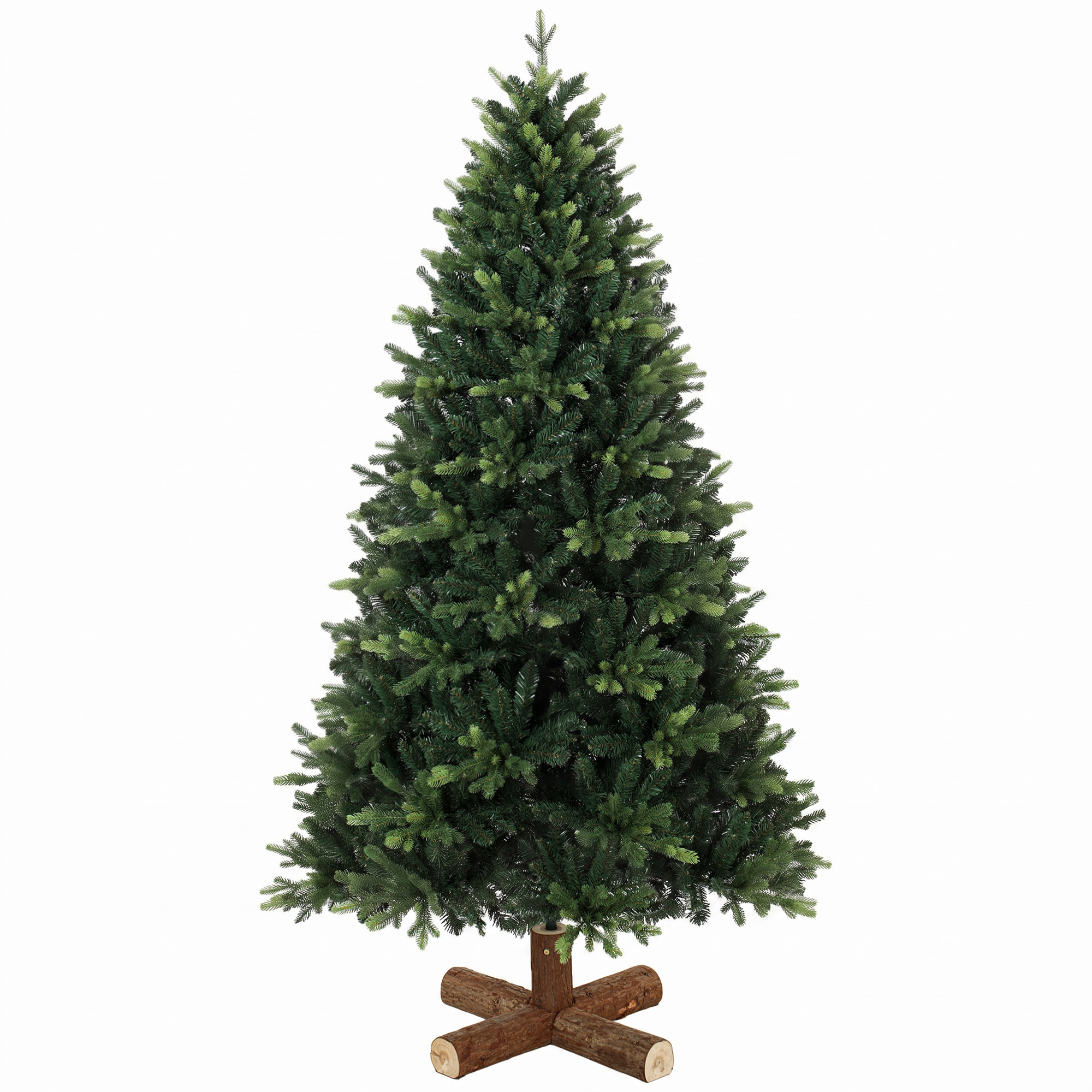 Künstlicher Weihnachtsbaum, 180 Cm, Mit 2419 Pe- & Pvc-zweigspitzen, Klappsystem, Grün