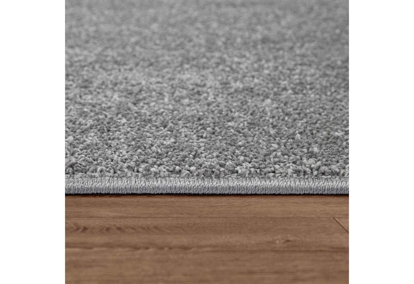 Wohnzimmer Teppich Kurflor Unifarbendes Design Modern Und Zeitlos 80 Cm X 150 Cm X 12 Mm Anthrazit Läufer