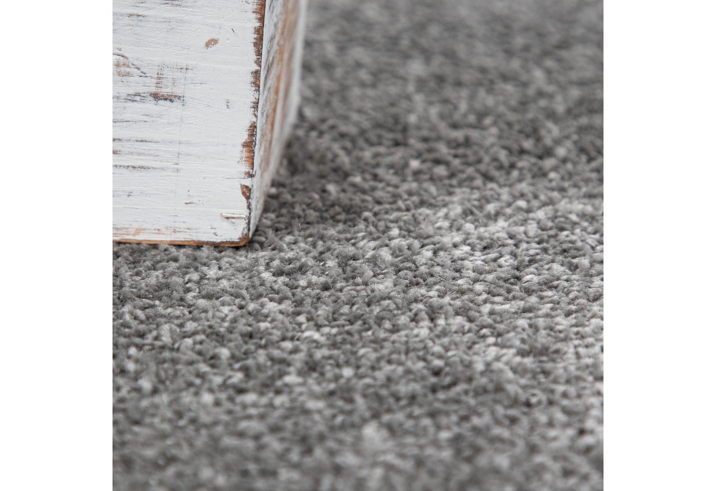 Wohnzimmer Teppich Kurflor Unifarbendes Design Modern Und Zeitlos 80 Cm X 150 Cm X 12 Mm Anthrazit Läufer Bild 3