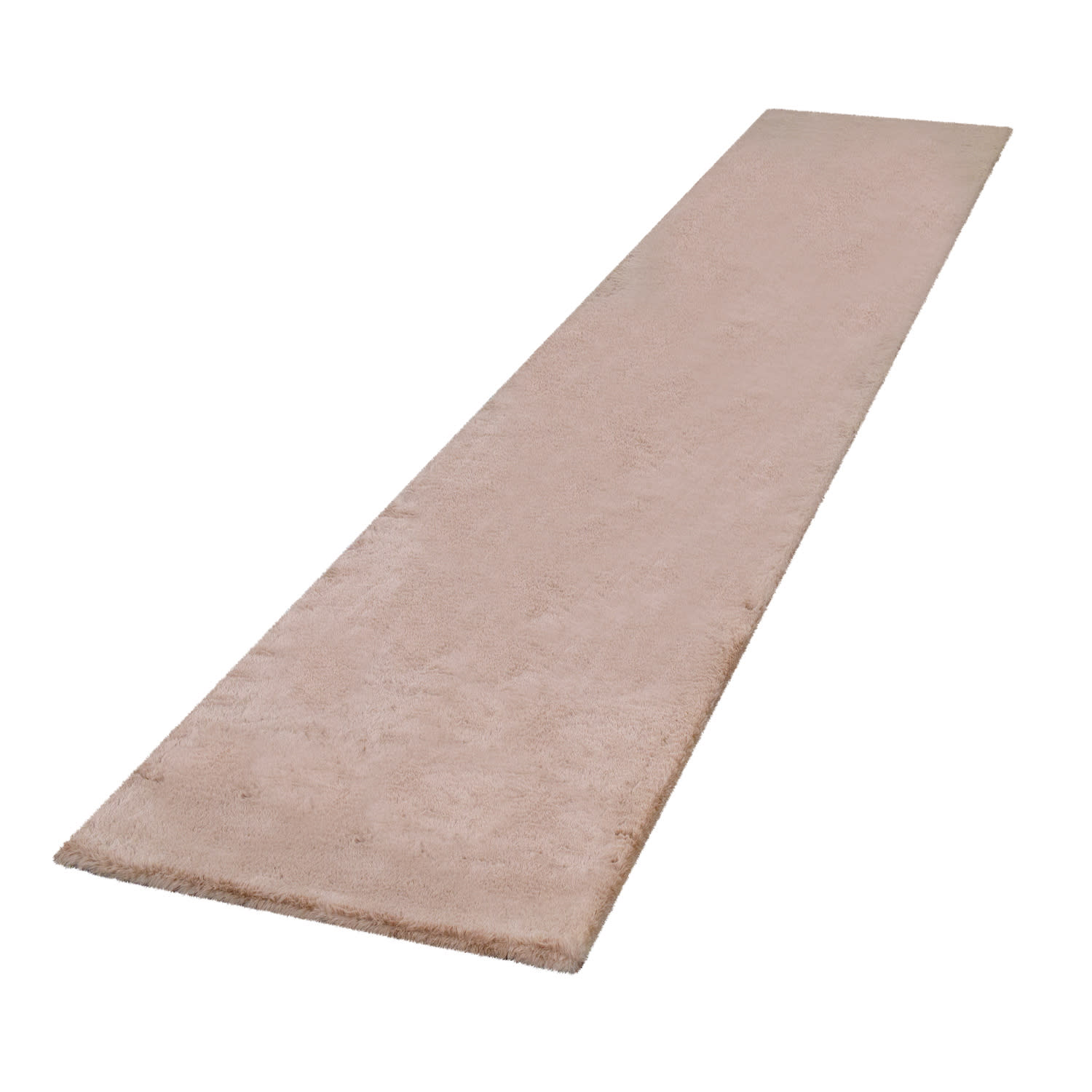 Hochflor Teppich Schlafzimmer Kunstfell Flauschig Kaninchenfell Imitat 80 Cm X 300 Cm X 26 Mm Beige Rechteckig