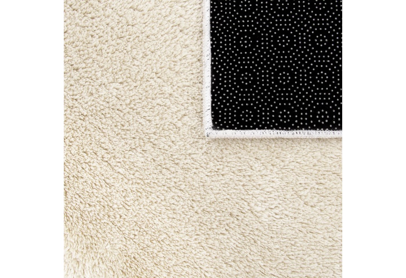 Wohnzimmer Kurzflor Einfarbig Modernes Design Waschbar 60 Cm X 100 Cm X 14 Mm Creme Läufer
