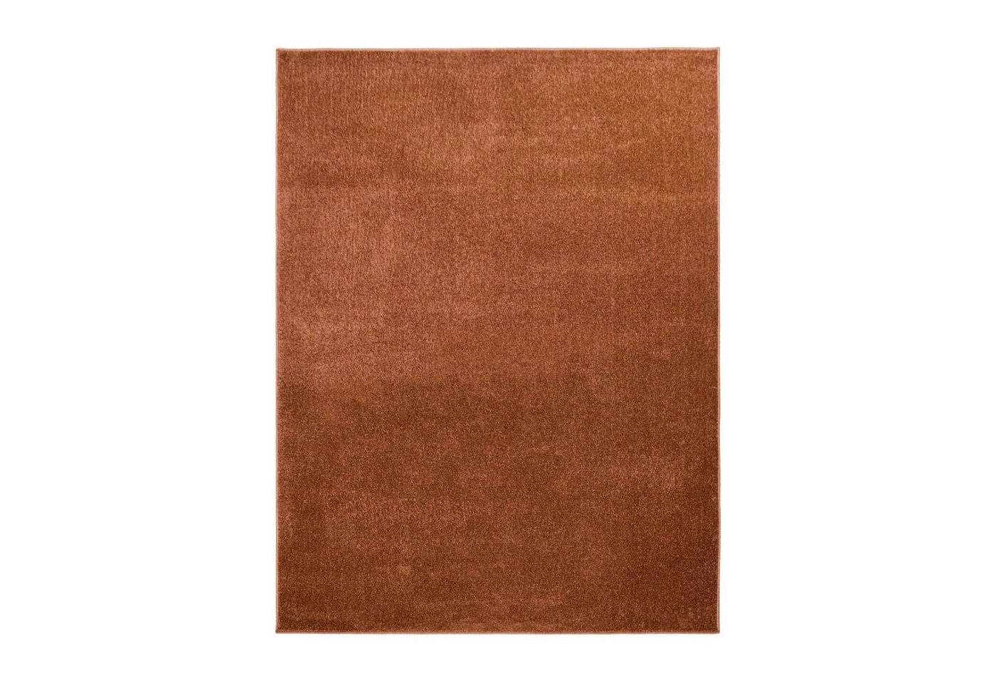 Wohnzimmer Teppich Kurflor Unifarbendes Design Modern Und Zeitlos 60 Cm X 100 Cm X 12 Mm Braun Rechteckig Bild 5