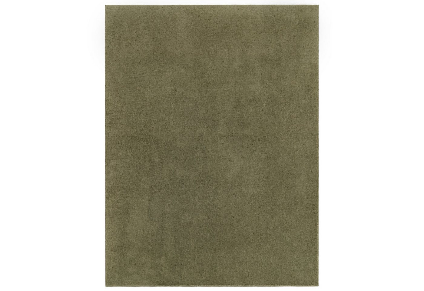 Wohnzimmer Teppich Esszimmer Waschbar Fellimitat Hochflor Shaggy Weich Uni 60 Cm X 100 Cm X 14 Mm Grün Rechteckig Bild 5