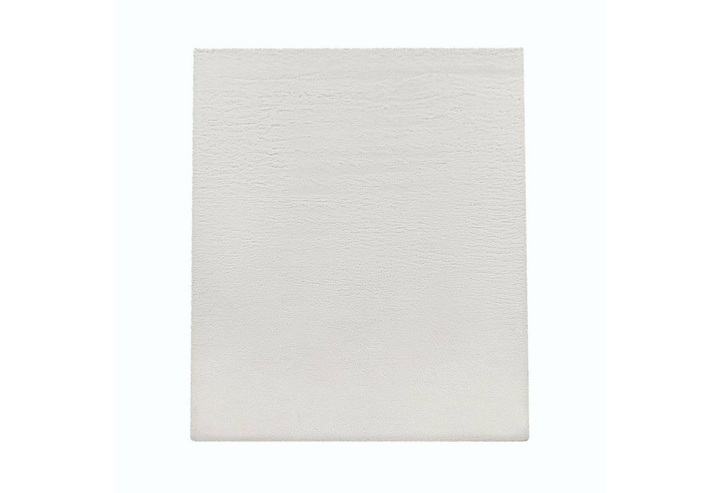 Hochflor Teppich Schlafzimmer Kunstfell Flauschig Kaninchenfell Imitat 60 Cm X 90 Cm X 26 Mm Creme Rechteckig Bild 2