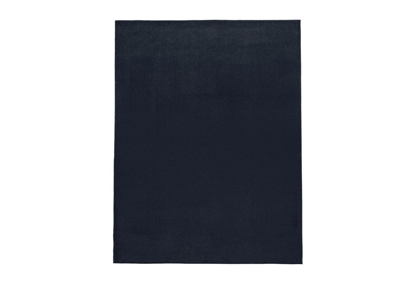 Wohnzimmer Teppich Kurflor Unifarbendes Design Modern Und Zeitlos 60 Cm X 100 Cm X 12 Mm Navy Rechteckig Bild 2