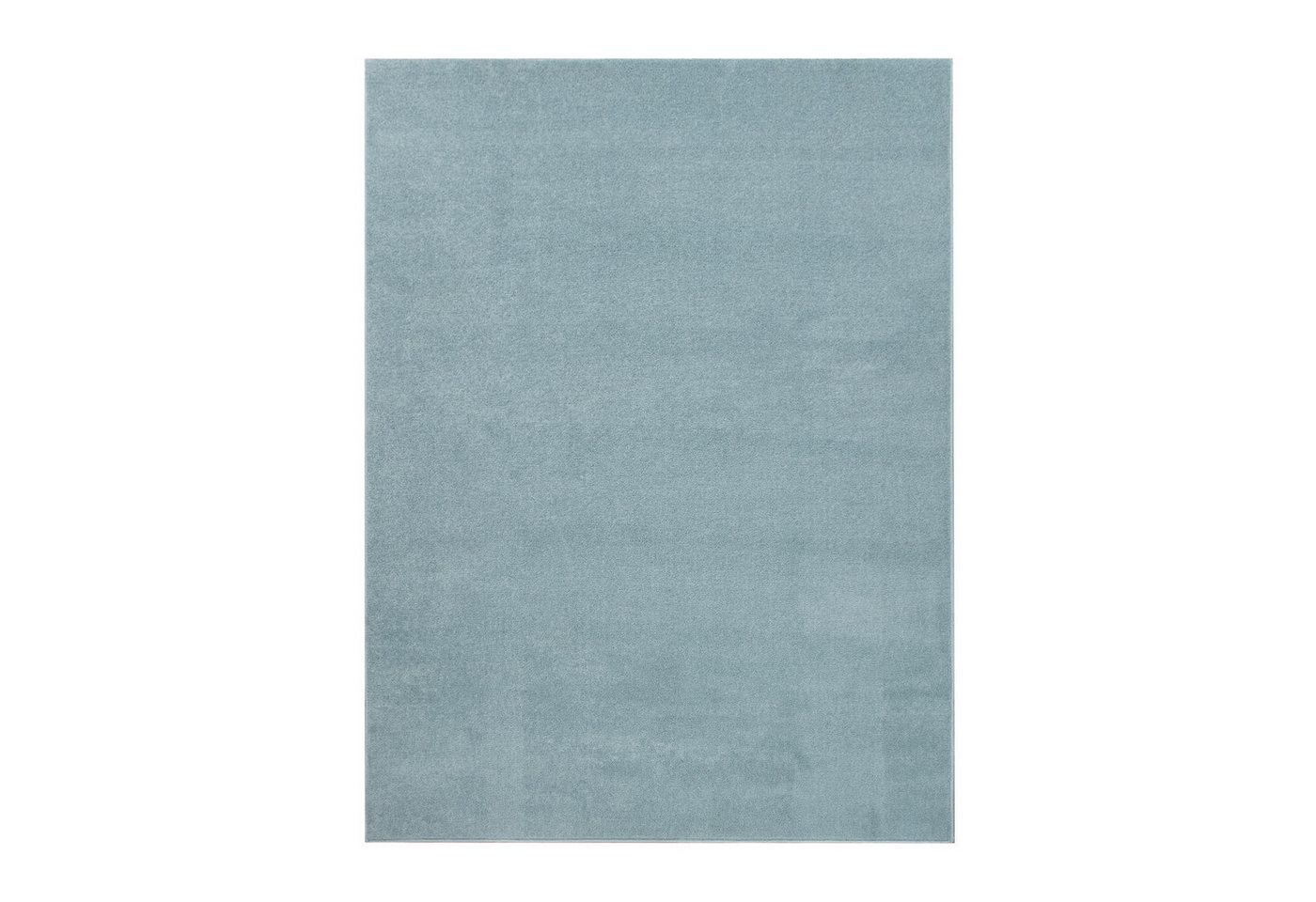 Wohnzimmer Teppich Kurflor Unifarbendes Design Modern Und Zeitlos 80 Cm X 150 Cm X 12 Mm Türkis Rechteckig