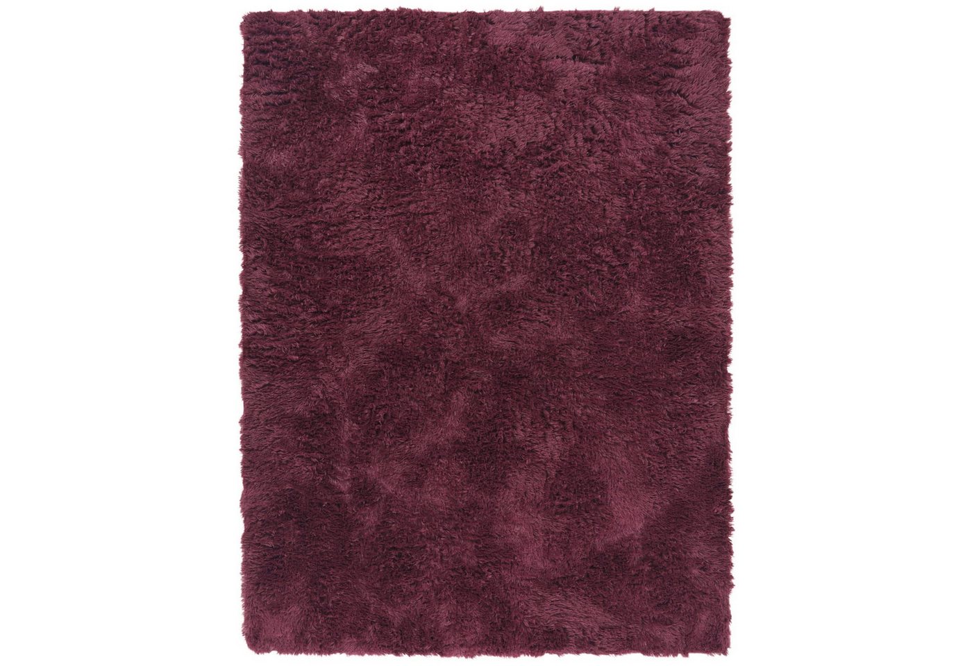 Teppich Wohnzimmer Hochflor Langflor Weich Soft Modernes Einfarbiges Design 80 Cm X 150 Cm X 37 Mm Lila Rechteckig Bild 2