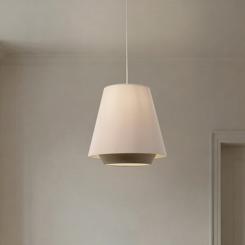 [neuwertig] B-ware Hängeleuchte Sensei Doblo Led Pendelleuchte Dimmbar Creme Grün 50cm Ø 50cm