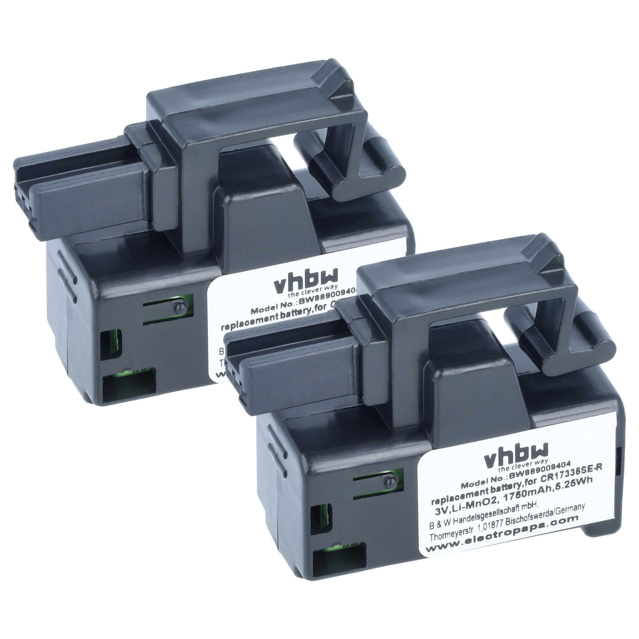 Vhbw 2x Batterieakku Kompatibel Mit Fanuc 32i, 35i-b, 30i, 31i Cnc System, Cnc Maschine (1,75 Ah, 3 V, Li-mno2)