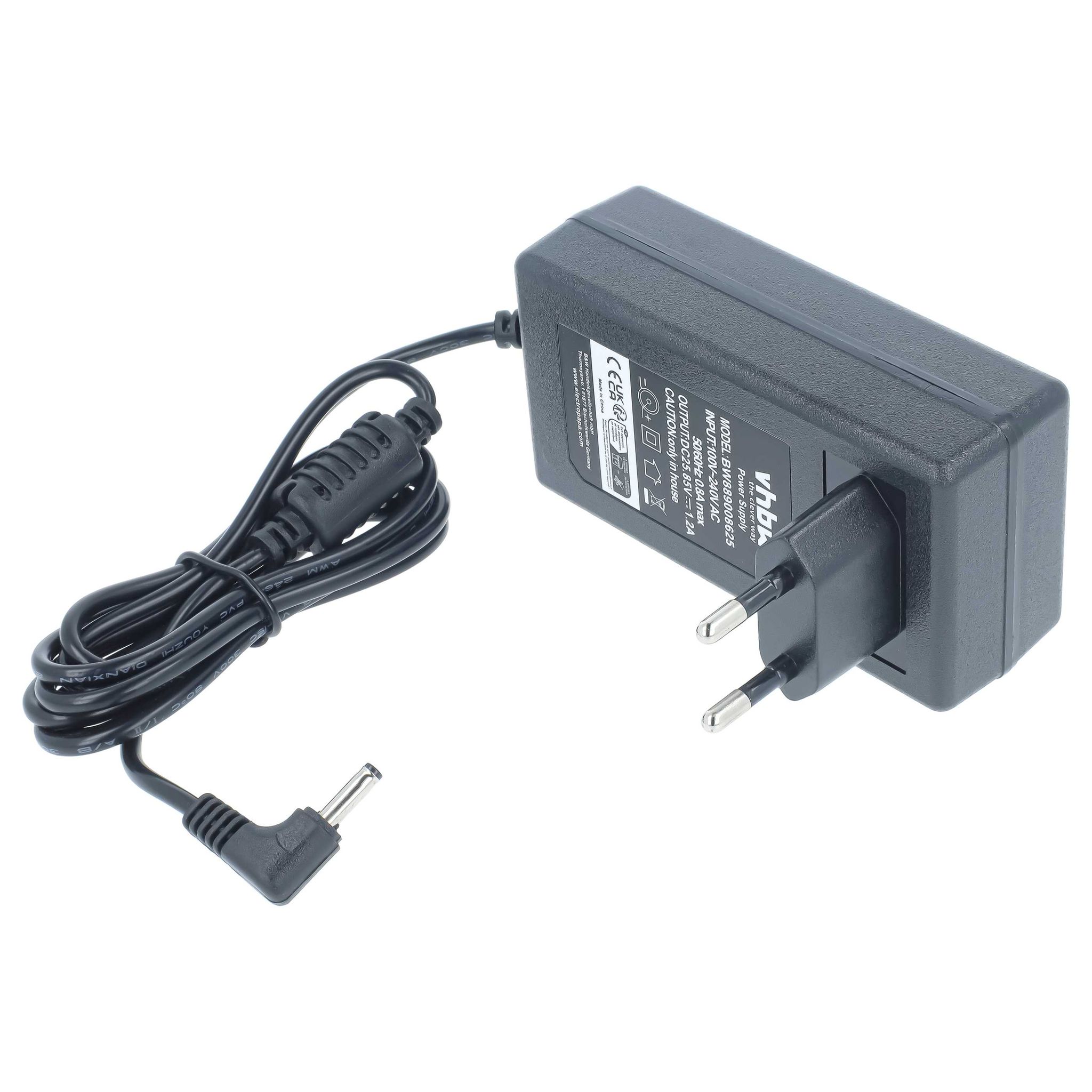 Vhbw Netzteil Kompatibel Mit Samsung Vs20t7534t1/ef.0002 Für Vs20t7534t1/ef.0003 Sauger-ladestation - 140 Cm Kabellänge Schwarz