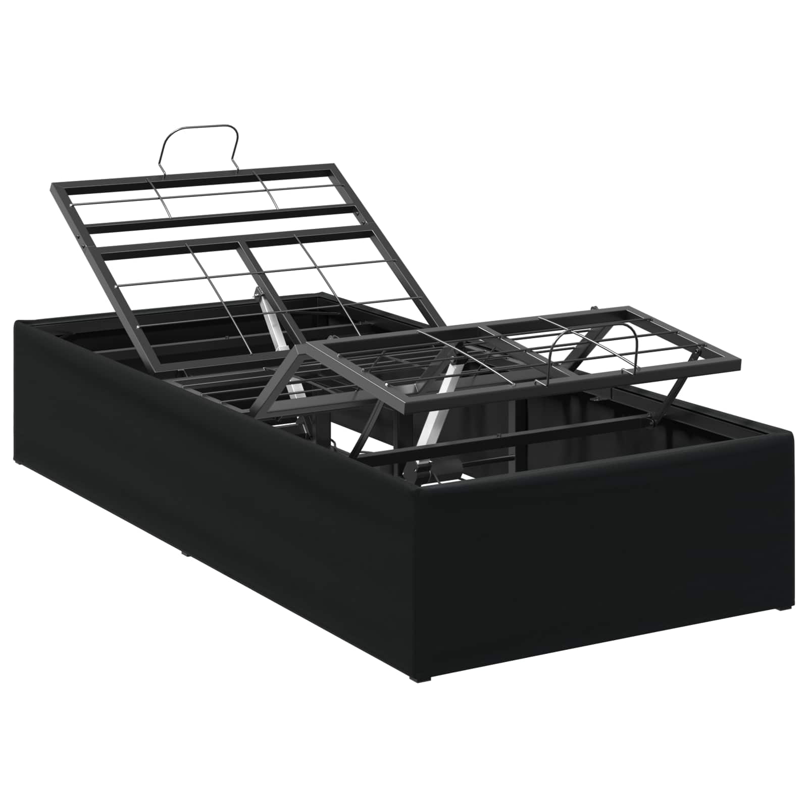 Elektrisch Verstellbares Bettgestell Schwarz 200 X 80 X 33,5 Cm Vidaxl