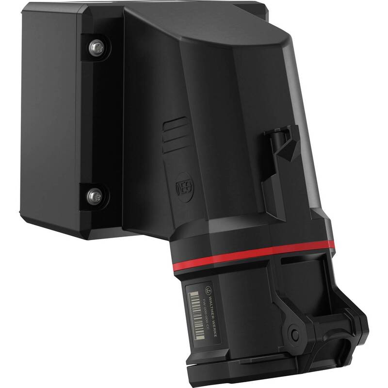 [gebraucht] B-ware Walther Werke Cee Wandsteckdose 32a 5polig Ip54 Fw131506cc Anschluss Rot 1 St.