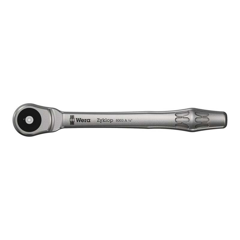 [neuwertig] B-ware Wera Knarre Zyklop Metal 1/4" Antrieb Durchsteckvierkant 141mm Werkzeug Robust