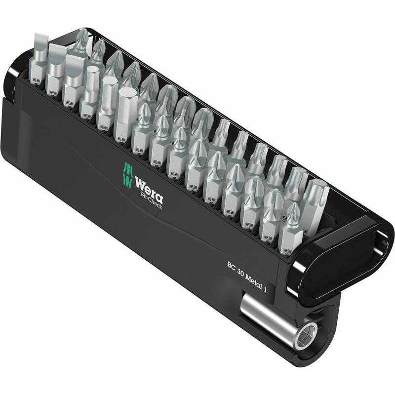 [neuwertig] B-ware Wera Bit-check Bit-set 30-teilig Schlitz Kreuzschlitz Phillips Sechskant 1/4
