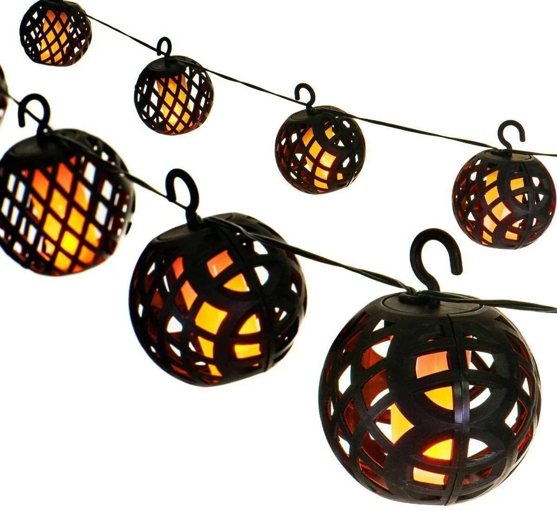 Solar-lichterkette "feuerball
